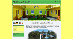 Desktop Screenshot of apartmanyelba.sk